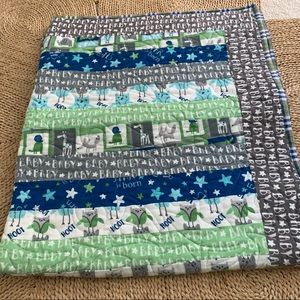 Handmade baby quilt